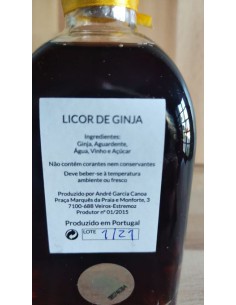 Licor de Ginja 250 ml - Licores do Alentejo 2