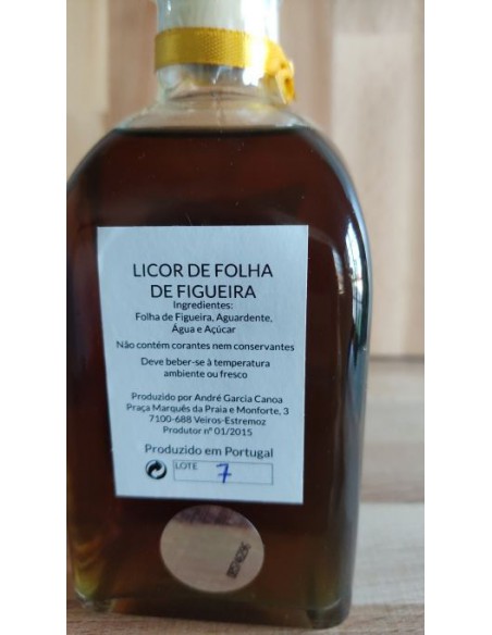 Liqueur de Feuille de Figueira 250ml - Liqueurs do Alentejo