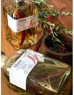Vinagre de sidra de romero y chile