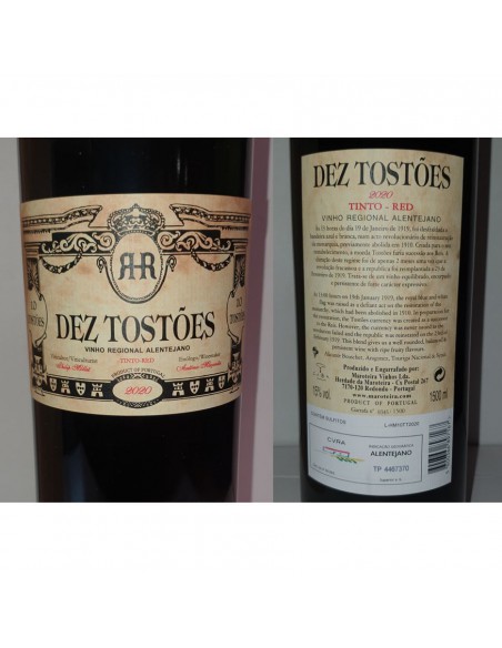 Dez Tostões Tinto Magnum 2020  Herdade da Maroteira Cx Mad
