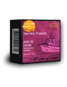 Patê de Cavala c/ Pimenta Vermelha 75g - Secreta Tradição