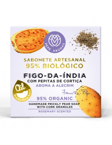 Sabonete Artesanal de Figo da India com Cortiça BIO - Pepe Aromas