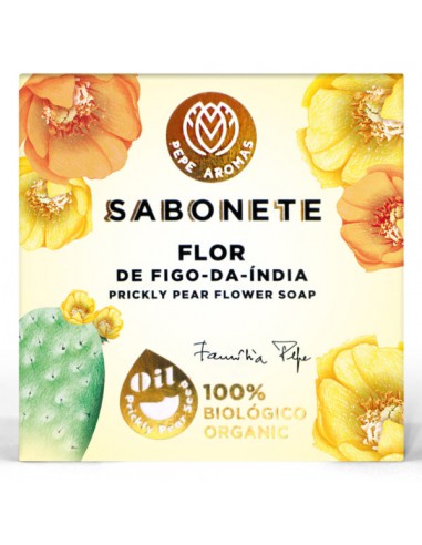 Sabonete Artesanal de Flor de Figo da India BIO - Pepe Aromas